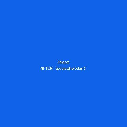 Jeeps — wrapped result